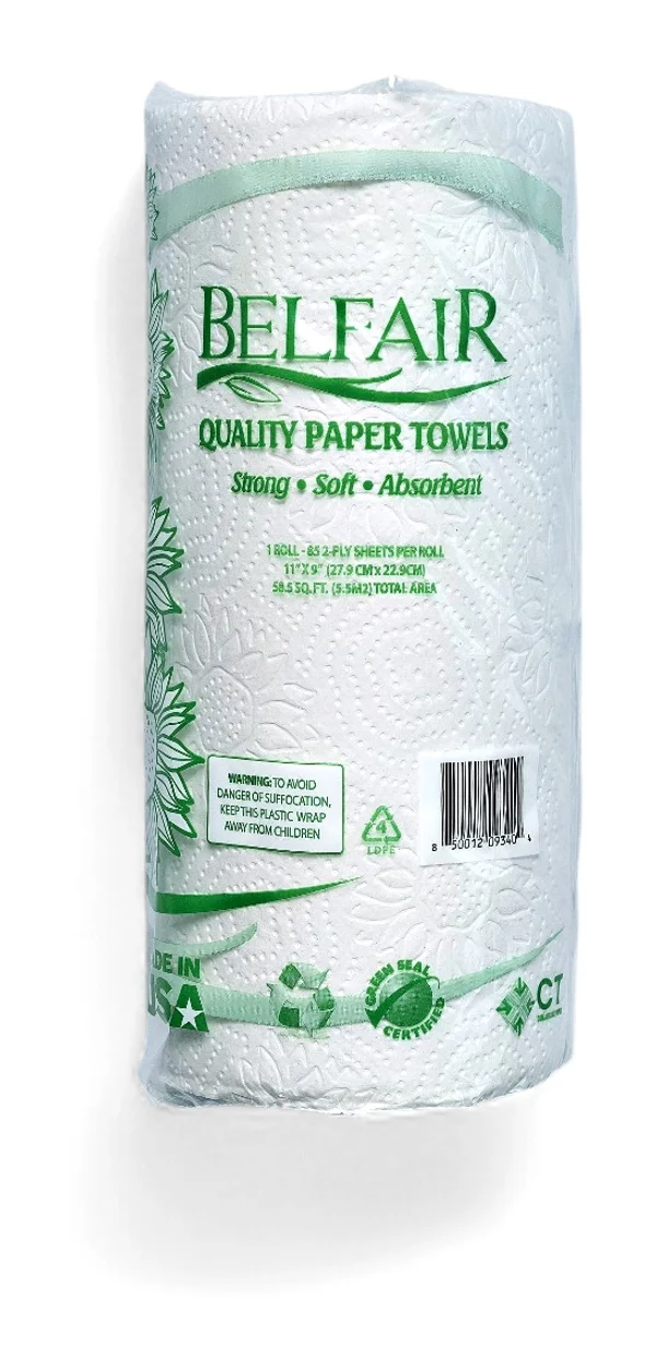 Belfair paper towel rolls