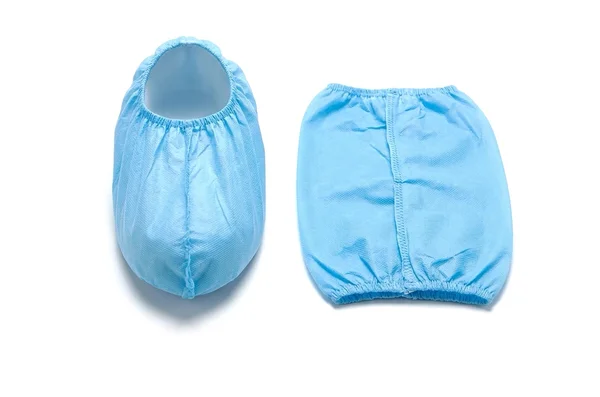 Pair of disposable shoe covers