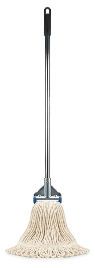 Commercial wet mop with handle