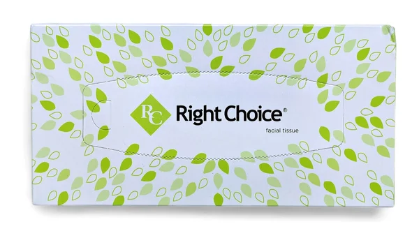 Facial tissue box