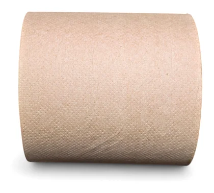Hardwound kraft towel roll for manual dispensers